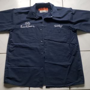 Vintage rare "Lido Beach Towers" work shirt